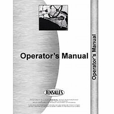 AFTERMARKET Operator's Manual Fits Case 880 Implematic 3 Cyl Diesel RAP67145